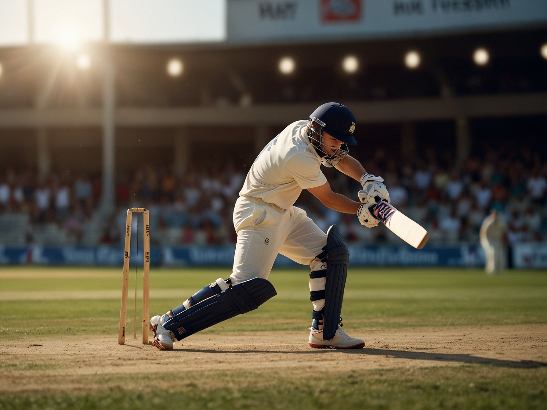 Vavada hero image with cricket action